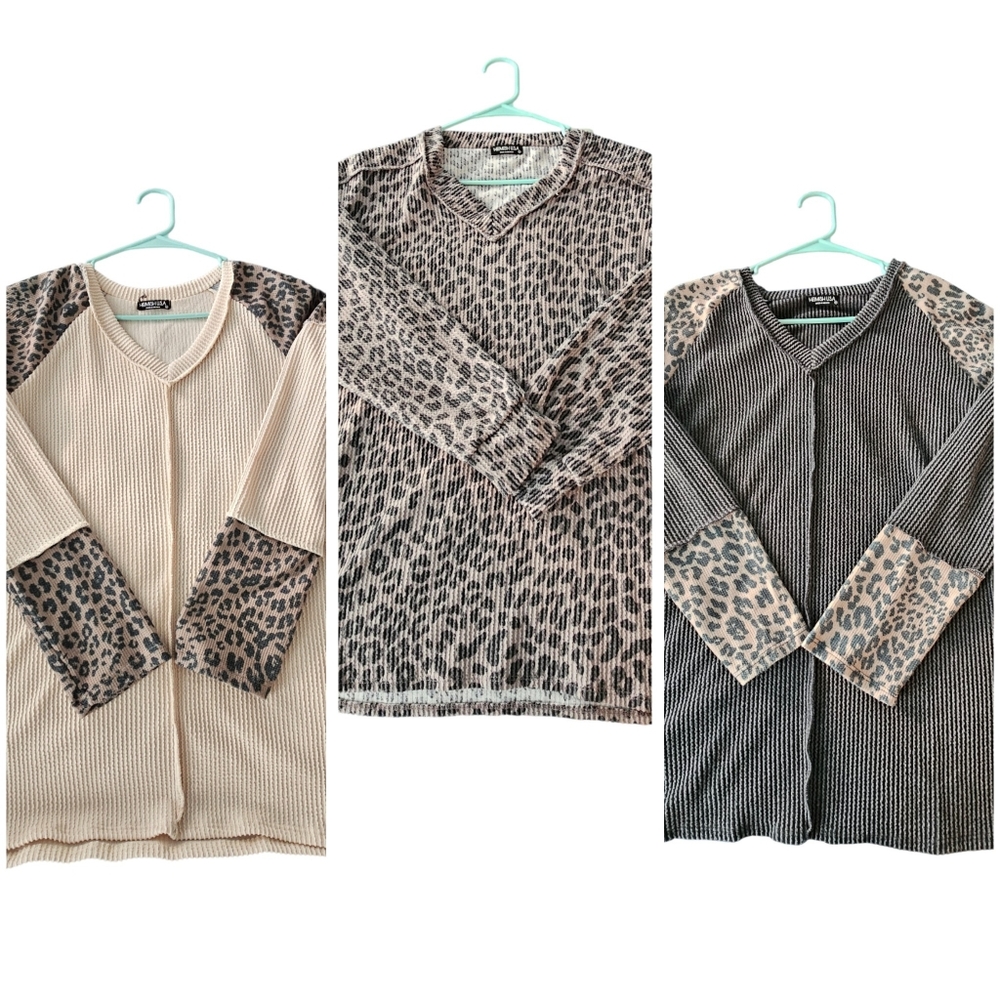 Ladies Heimish Brand Ribbed Tops